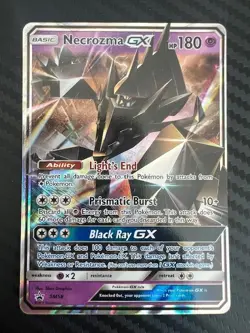 Pokemon TCG Necrozma GX SM58 Sun & Moon Promo Ultra Rare DMG - Image 1