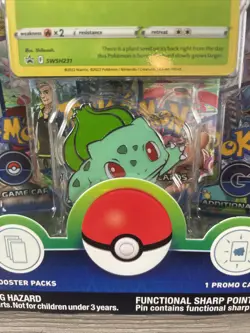 TCG Pokemon GO Bulbasaur Pin Collection Box - Image 2