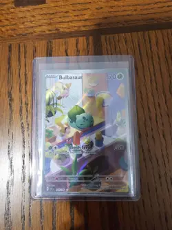 Bulbasaur 143/142 Sv07: Stellar Crown Holo Collector Pokemon TCG Raw Mint rare - Image 1