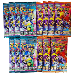 17(7+7+3) PACKS Journey Together+Heat Wave Arena Pokemon Booster Sealed KOREAN - Image 1