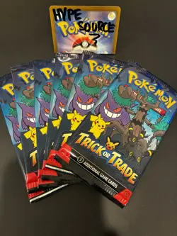 Trick or Trade COMPLETE ART SET Sealed Pokemon TCG Set of 6 Packs 2024 👻🎃👻 - Image 1