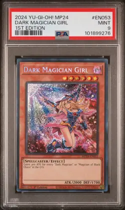 2024 YU-GI-OH! MP24-25TH ANV TIN: DUELING MIRRORS DARK MAGICIAN GIRL PSA 9 - Image 1