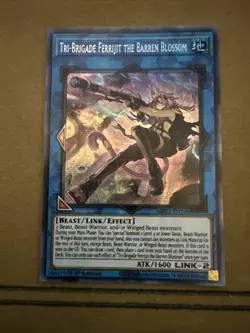 1x Yu-Gi-Oh! Tri-Brigade Ferrijit The Barren Blossom - MP21-EN196 - Prismatic-NM - Image 1