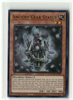 Yugioh Ancient Gear Statue MZTM-EN045 Ultra Rare NM 1st Ed - Image 1