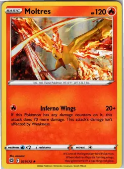 Moltres (Cosmos Holo) Promo Miscellaneous Cards & Products 021/172 NM - Image 1