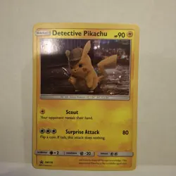 Near Mint Pokemon Promo card - Detective Pikachu - SM170 - Image 1