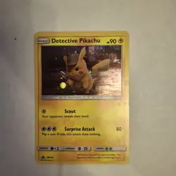 Near Mint Pokemon Promo card - Detective Pikachu - SM170 - Image 3