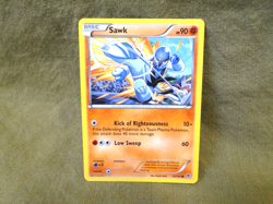 Pokemon Trading Card - Plasma Blast: Sawk 52/101 - Image 1