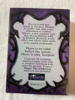 Magic: The Gathering Tempest The Rath Cycle 60 Card Booster Deck Untouched - Image 3