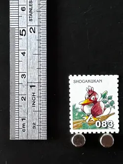 Farfetch'd Pkemon Stamp Shogakukan Nintendo Japanese Japan Card TCG Very Rare A - Image 2