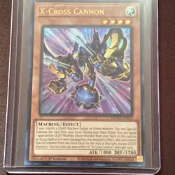 X-Cross Cannon Yu-Gi-Oh Card Number #MZTM-EN018 1st Edition - Image 1