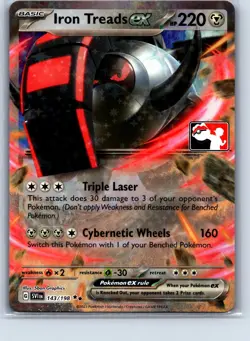 Iron Treads ex 143/198 Prize Pack Series Cards Holo LP - Image 1