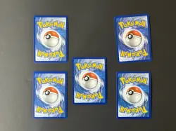Random Damaged 5 Card Pokemon Lot: Leafeon, Tinkatink, Toxtricity, Virizion, etc - Image 2