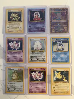 Pokemon Card Lot - Vintage Cards - Mewtwo, Ancient Mew, Gengar, Kyogre, More! - Image 3