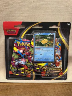 Pokemon Trading Card Games Mega Evolutions 3Pk Blister: NEW SEALED - Image 1