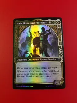 1x Maja, Bretagard Protector | FOIL Showcase | Kaldheim | MTG Magic Cards - Image 3