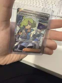 Pokemon Ciphermaniac's Codebreaking 198/162 SV05: Temporal Forces Holo Card NM - Image 3