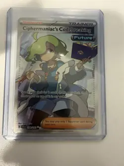 Pokemon Ciphermaniac's Codebreaking 198/162 SV05: Temporal Forces Holo Card NM - Image 5