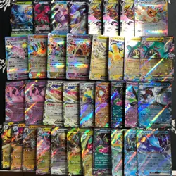 Pokemon English Japanese Eevee ex RR Holo and more 36 Cards - Image 1