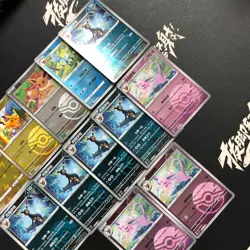pokemon Chinese exclusive poke ball holo pikachu Umbreon Espeon 12 cards - Image 2