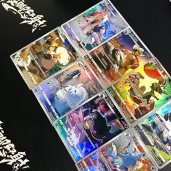 pokemon Chinese exclusive CHR Illustration Kingdra Rockruff lot*8 cards - Image 3