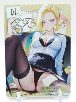 Femme Fatale - Anime Waifu OL Trading Card - Android 18 - Image 1