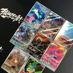 pokemon Chinese exclusive AR Illustration holo Dugtrio and more lot*8 cards - Image 3