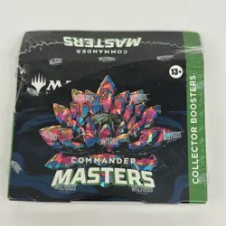 Wizards of the Coast Magic: The Gathering Commander Masters Box - 4 Packs 195166216683 - Image 1
