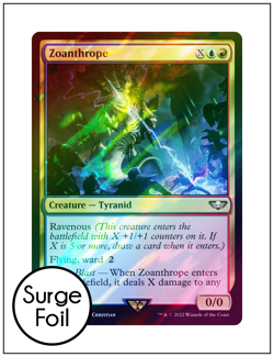 1x Zoanthrope, Surge Foil, Warhammer 40k, Magic MTG NM - Image 1
