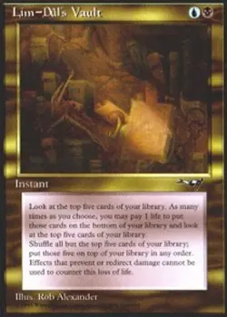 MTG Lim-Dul's Vault, Alliances, Heavily Played, English - Image 1
