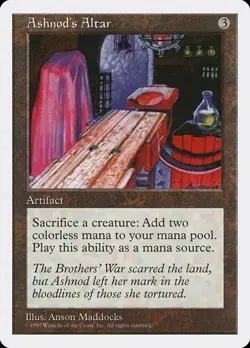 MTG 5TH EDITION ASHNOD'S ALTAR NM MAGIC THE GATHERING ENGLISH ARTIFACT UNCOMMON - Image 3