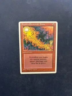 MTG ITALIAN 4TH EDITION RED ELEMENTAL BLAST NM MAGIC THE GATHERING COMMON - Image 2