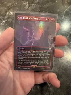 Call Forth the Tempest (Borderless) Commander: the Lord of the Rings: Tales... - Image 1