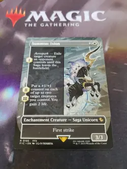 Mtg. Summon: Ixion. Borderless. Commander: Final Fantasy. Pack Fresh - Image 1