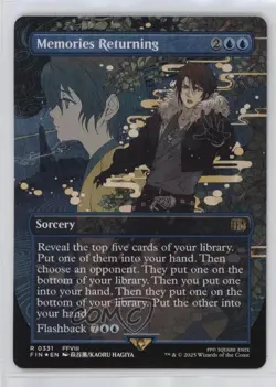 Memories Returning (Borderless) Foil Magic: Universes Beyond: Final Fantasy FIN - Image 1