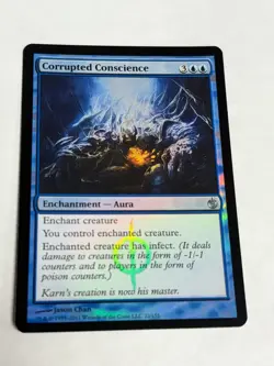 MTG Corrupted Conscience - Foil, LP/NM, English Mirrodin Besieged - Image 1