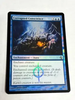MTG Corrupted Conscience - Foil, LP/NM, English Mirrodin Besieged - Image 2
