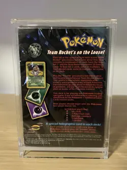 Pokemon Team Rocket Trouble Theme Deck New Sealed Signed By Ted Lewis “Giovanni” - Image 2
