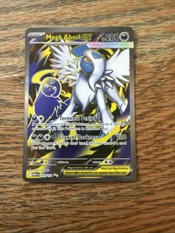 Mega Absol EX 161/132 Me01 Holo Ultra Rare Pokemon TCG Card NM - Image 1