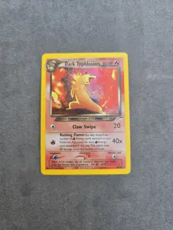 Pokemon TCG Dark Typhlosion Holo Rare Card 10/105 Neo Destiny Series - Image 2