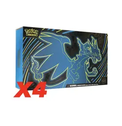 4x Sealed Pokemon TCG Phantasmal Flames Mega Charizard X Ex UPC 11/14 PRESALE - Image 1