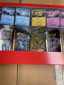 Pokemon: Prismatic Evolutions Mini Tin 8-Pack - Costco - Complete Art Set - New - Image 3