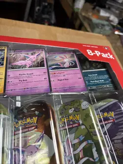Pokemon: Prismatic Evolutions Mini Tin 8-Pack - Costco - Complete Art Set - New - Image 5