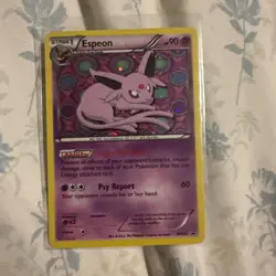 2013 Pokemon TCG Espeon Black & White PROMO, Holographic Rare, BW92 - Image 1