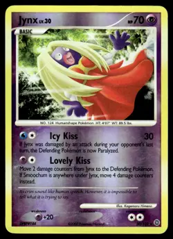Pokemon TCG Secret Wonders #30/132 Jynx Reverse LP - Image 1