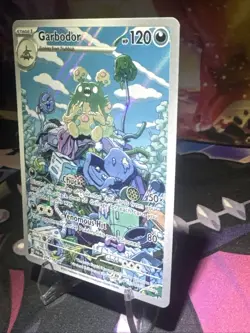 Garbodor 204/182 Pokemon Paradox Rift Illustration Rare Full Art Holo Near Mint - Image 2
