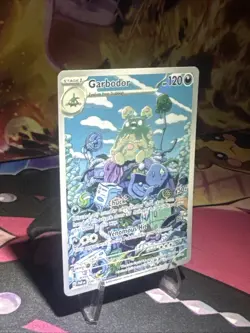 Garbodor 204/182 Pokemon Paradox Rift Illustration Rare Full Art Holo Near Mint - Image 3