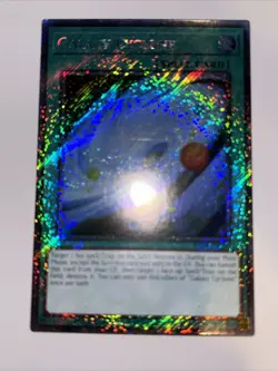 Galaxy Cyclone 1st Edition Platinum Secret Rare RA04-EN250 Yu-Gi-Oh! - Image 1