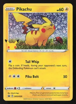 Pikachu - (General Mills) Promo Miscellaneous Cards & Products SWSH039 NM - Image 1