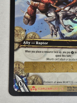 Warcraft TCG Tiny Loot Card - Legendary 2008 Card = Unscratched - Image 3